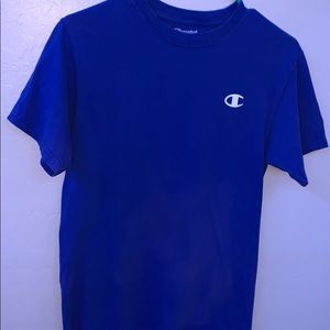 Blue champion logo tee